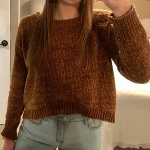 Mustard Chenille Sweater